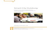 Smart City Duisburg · werden, dass sowohl digitale Prozesse gefördert werden, am Ende aber Men- ... Smarte Hochschule Erste Ideensammlung: Idee zeit- und ortsunabhängige Vermittlung
