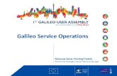 Galileo Service Operations · Slide 3 Status GSATXXXX Launch SVID Orbit GSAT0101 GSAT0103 L4 26-22 B08-B03 Usable GSAT0203 GSAT0204 GSAT0205 ... GDDN & Hosting ) Galileo Services