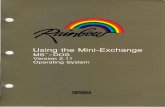 ~D~DD~D€¦ · Rainbow computer and the MS-DOS Version 2.11 operating system. Intended Reader Experienced Rainbow computer users can learn how to install and use the Mini-Exchange