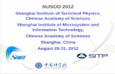 幻灯片 1 - NUSOD · 2011. 9. 13. · Shanghai Institute of Technical Physics The Shanghai Institute of Technical Physics (SITP) of the Chinese Academy of Sciences (CAS) was set