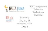 RBT: Registered Behavior Technician Training Salerno, Day ... · ricercatrice qualitativa: “Il potere dell’empatia” ... di chi riceve il servizio, rappresentanti delle organizzazioni,