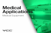 Medical Applications · VCC is a recognized global leader for illuminated electronic components including aerospace, food service, people movers, transportation, medical, telecom