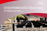 EVENTS, SEMINARE & MEETINGS CONFERENCE CENTRE Center/MSC Broschue… · Centre is the perfect business location at the heart of Central Switzerland. By foot ... Uncomplicated meetings