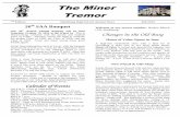 The Miner Tremor - Shullsburg Alumnishullsburgalumni.com/wp-content/uploads/2019/09/51stEd.pdf · The Miner Tremor 51st Edition Shullsburg High School Alumni News Fall 2019 26th SAA