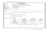 RESUME - bhogawaticollege.com · ☼ RESUME ☼ Name Address Mob. No. E. Mail Date of Birth Designation Date of Appointment Mr. Sagar Ravaso Chougule At- Aurnal, Post - Dundage, Tal