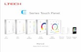Series Touch Panel · Match code with Q series remote: long press the matching zone’s “ON” key on remote, the indicator lights of touch panel stop flicking, match successfully.