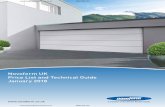 Novoferm UK Price List and Technical Guide January 2018...pinch profile. All Novoferm iso 45 timber overhead sectional garage doors are supplied solid wood 20mm thick multi-layered