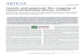 Genetic and epigenetic fine mapping of causal autoimmune ...enhancer-likeelements,withpreferentialcorrespondencetostimulus-dependentCD41 T-cellenhancersthatrespondtoimmuneactivation