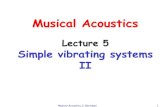 Musical Acoustics - Faculty Web Sitesfaculty.tamuc.edu/cbertulani/music/lectures/Lec5/Lec5.pdf · influential treatise in musical acoustics. 12 . A Helmholtz Resonator is a simple