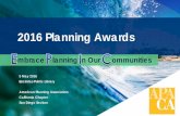 2016 Planning Awardssdapa.org/wp-content/uploads/2016/05/SDAPA_Awards... · ACADEMIC/CPF LIAISON: Mirle Rabinowitz Bussell, ... Charles “Muggs” Stoll, Director of Land Use ...