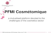 PFMI Cosmétomique - ELETTRA · 2013. 6. 7. · PFMI Cosmétomique, ERF Workshop, Trieste, June 7th, 2013 12 Focus on Legislative pressure REACH: Substances used in the formulation