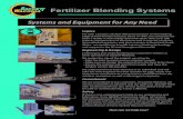 Fertilizer Blending Systems - Sackett-Waconia · PDF file Orbital Blenders One of the fertilizer industry’s most effective blenders, Sackett-Waconia Orbital Blenders are an ideal