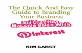 KIM GARST · Once your account is active, optimize your profile under settings. Make sure you include your company name, company description, logo and a link to your website. This