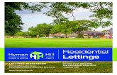 Residential Lettings - Welcome to | Hyman Hill · PDF file Residential Lettings Giving your property the individual attention it deserves LETTINGS: 01273 464464 lettings@ ... on your