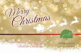 Merry Christmas - The Bush · PDF file B hms • Buffet style Christmas party – details of package available online or from reception • Christmas lunches – available in the hotel