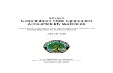 Texas Consolidated State Application Accountability ...€¦  · Web viewConsolidated State Application. Accountability Workbook. for State Grants under Title IX, Part C, Section