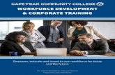 CFCC Workforce Development & Corporate Training · Advantages of CFCC's Corporate Training Training available for entry-le vel positions, seasoned professiona ls, and senior level
