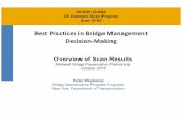 Best Practices in Bridge Management Decision-Making...Best Practices in Bridge Management Decision-Making NCHRP 20-68A US Domestic Scan Program Scan 07-05 Overview of Scan Results