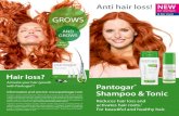 for women & for men GROWS - Pantogar® : Everything about hair€¦ · Pantogar® Anti hair loss shampoo for men The shampoo consists of the special Procapil™ anti hair loss complex