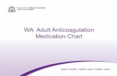 WA Adult Anticoagulation Medication Chart/media/Files/Corporate... · 2018. 4. 17. · This presentation will provide an overview of: • The layout of the WA Anticoagulation Medication