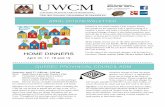 APRIL 2019 NEWSLETTER WEBSITE - UWCM · 03/04/2019  · members resume to hear the guest speaker (see below). A registration form can be found at the back of this newsletter. Please