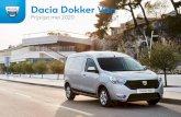 Dacia Dokker Van - autokievit.nlDacia geeft op al haar nieuwe personenauto’s, vanaf de datum van aflevering, standaard 3 jaar fabrieksgarantie of 100.000 kilometer, hetgeen het eerst