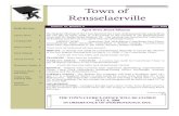 Town of Rensselaerville · GEORGETTE KOENIG - Georgette Koenig read a letter to the Town Board concern-ing the treatment she received when she was acting as temporary Planning Board