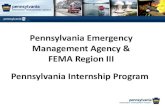 Pennsylvania Emergency Management Agency & FEMA Region III ... · 6 Resiliency, Hazard Mitigation, and Recovery Resiliency: The ability of the Commonwealth, it’s communities, organizations,
