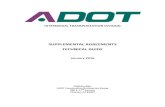 INTERMODAL TRANSPORTATION DIVISION€¦ · INTERMODAL TRANSPORTATION DIVISION. SUPPLEMENTAL AGREEMENTS . TECHNICAL GUIDE . January 2016. Published by: ADOT Construction & Materials