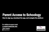 Parent Schoology Access Dark Background · . Must be done on a web browser Signing Up Click/Tap Sign Up at the top of the page and choose Parent. Must be done on a web browser Signing
