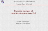 Russian system of countermeasures on ISS - nasa.gov€¦ · the russian system of countermeasures physical methods aimed to diminish fluid redistribution in weightlessness (lbnp,