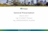 General Presentation - Haemers Technologies€¦ · Real Case Project. 9 mars 2017 4 haemers-technologies.com Mapping of the Pollution 1. Site presentation Pollution characterization.