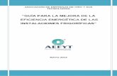 “GUÍA PARA LA MEJORA DE LA - Frio Vizcaya · 2016. 12. 11. · PUBLICACIÓN PROPIEDAD DE AEFYT TÍTULO DE LA PUBLICACIÓN “Guía para la mejora de la Eficiencia Energética de