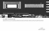 X AIR X18/XR18...Quick Start Guide (Visit behringer.com for Full Manual) X AIR X18/XR18 18-Channel, 12-Bus Digital Mixer for iPad/Android Tablets with 16 Programmable MIDAS Preamps,