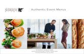 Authentic Event Menus - Marriott International€¦ · authentic event menus jw marriott marquis miami 255 biscayne blvd way miami, florida 33131 sales & catering: 305-421-8620
