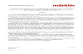Sikkerhedsretningslinjer · Sikkerhedsretningslinjer Gebr. Märklin & Cie GmbH SV MA 1118