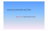 RADIOCO-TEMA5-RADIODIFUSION [Modo de compatibilidad]...1. INTRODUCCIÓN Características Bandas asignadas Ondas km (148,5 a 255 kHz) Ondas Hm (526,5 a 1606,5 kHz) Otras (DVB, Comunicaciones