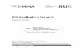 iOS Application Security · mechanisms of iOS as best as possible to protect their data. The scope of this work is to evaluate the "eld of mobile application security on the iOS operating