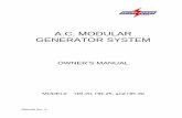 A.C. MODULAR GENERATOR SYSTEM - Smart PowerSmart Power Systems® A. C. MODULAR GENERATOR SYSTEM Page 6 of 48 Description of Product Hydraulic Generator Applications: This heavy-duty