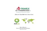 Natural Gas Markets Overview · Source: Pemex Gas and Basic Petrochemicals (Pemex Gas) based on information from the Platts International Gas Report. ... Source: U.S. Energy Information