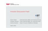 Investor Discussion Pack - Westpac2 Investor Discussion Pack Mar -03 Westpac at a glance • Full range of financial services with complementary activities in wealth management, insurance