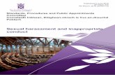 Sexual harassment and inappropriate conduct · 2018. 6. 5. · Published 5 June 2018 SP Paper 340 4th Report, 2018 (Session 5) Standards, Procedures and Public Appointments Committee