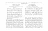 Combining Visual and Textual Features for Information ... · present a survey of data extraction techniques and tools from structured or semi-structured web re-sources. Cai et al.