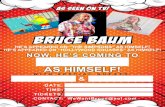 bruce baumas seen on tv! bruce baum he’s appeared on “the simpsons” as himself! he’s appeared on “hollywood squares” as himself! now, he’s coming to
