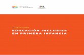 GRUPO DE TRABAJO: EDUCACIÓN INCLUSIVA EN PRIMERA …...En Uruguay, el Consejo Coordinador de Educación para la Primera Infancia (CCEPI) tiene entre sus cometidos la promoción de