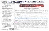 This is a GREAT opportunity for our church family!storage.cloversites.com/firstbaptistchurchhotspringsarkansas/documents/... · Comfort in Christ Ministry Meets 1st Thursday each