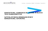 DIGITAL GREECE: THE PATH TO GROWTH UTILITIES INDUSTRY ... · the Greek Utilities industry within the second group of the Greek industries, the “In-transition” industries (see