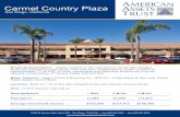Carmel Country Plaza - American Assets Trust · Carmel Country Plaza Property Description: Ideally located at the intersection of Del Mar Heights Road and Carmel Country Road, this
