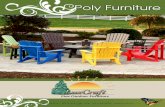 Poly Furniture - Niekampniekamp.com/pics/furniture/2012 LuxCraftPoly Furniture Brochure updated.pdf · If you’re looking for outdoor furniture to complete your patio or gazebo,