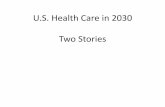 Reforming Health Care: Two Stories · –Patients re-learn to trust doctors to diagnose and treat –Caregivers make trade-offs to spend money carefully, cut clinical, administrative